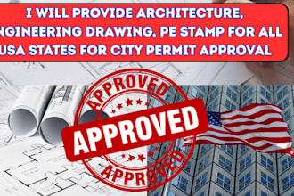 draw stamp engineering, architectural drawing floor plan mep for city permit