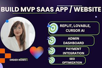 build mvp saas web app with supabase, v0, cursor ai, replit, lovable, bolt new