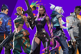 design a valorant banner or header and fortnite headerdesign a valorant banner o