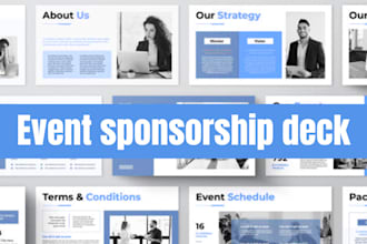 do event sponsorship deck, sponsorship proposal, sponsorship presentation design
