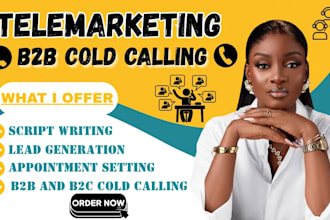 do b2b cold calling telemarketing virtual assistant lead generation