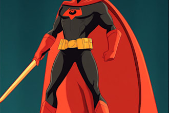 draw you a superhero character