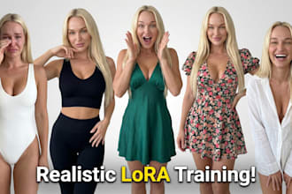 train custom ai influencer lora models