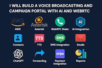 set up a voice broadcast and ai powered call campaign system