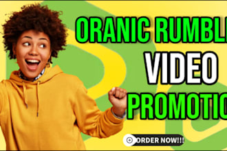 do organic promotion for your rumble video to real and targeted audience