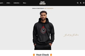 design streetwear website clothing website clothing store fashion website