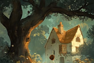 design awesome children book illustrations