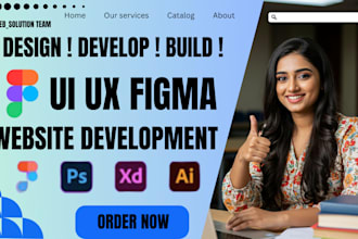 do figma website design ui ux website design website mockup
