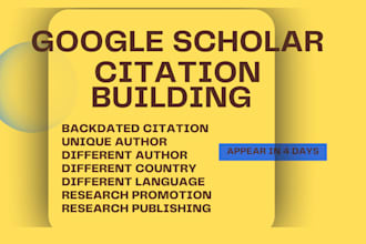 publish article on google scholar researchgate to increase citation h index read