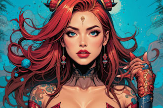 create comic book characters art comic book art