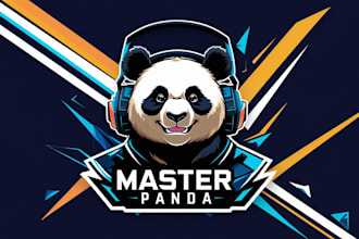 create awesome panda logo for your business