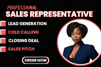 be your sales representative, sales closer, and b2b sales expert