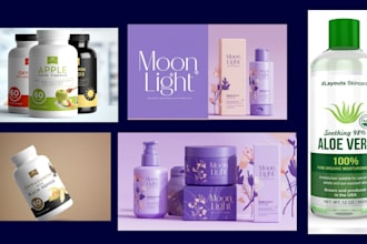 design product label design, product packaging design,supplement product design
