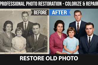 restore old photos, professional photo restoration