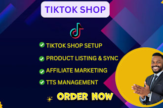 set up your tiktok shop and manage affiliate marketing for your products
