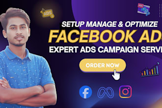be your facebook and instagram ads specialist for meta