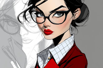 create comics and cartoon illustrations