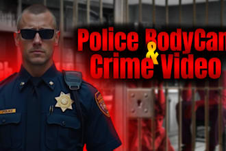 professionally edit police body cam footage for youtube videos