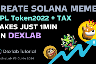 create your own crypto memecoin tax token 2022, xrp token, erc20, bep20
