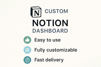 build your custom notion dashboard