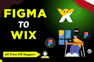 design or convert your figma design to a custom wix studio website