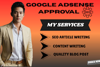 write SEO friendly blog post to get google adsense approval