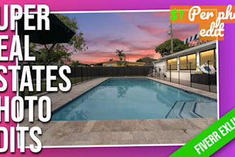 edit real estate photos hdr and flash,adobe photoshop in 15h
