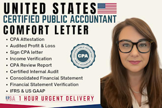 do attestation CPA comfort letter, CPA ownership, CPA income verification letter