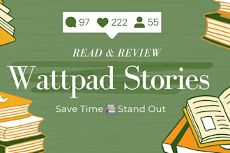 read and review your wattpad romance story