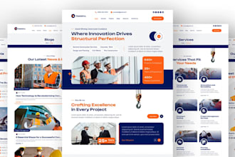 design construction website roofing website contractor website