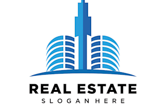 design modern construction, real estate, transport logo
