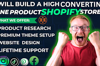 build a high converting one product shopify store