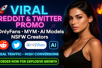 do reddit post twitter adult web promotion ai fanvue model for onlyfans traffic
