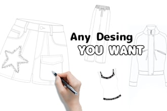 do your technical sketch using coreldraw
