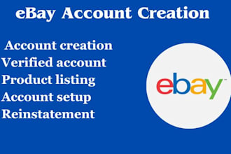 create a fully verified ebay account ebay listing without suspension