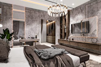 design and render 3d architectural interior house model, kitchen, bathroom, rest