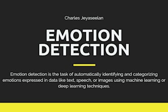 build a custom emotion detection model using nlp and ml