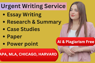 do urgent essay writing as an essay writer