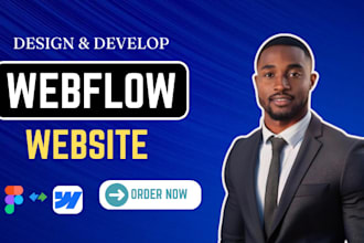 design, redesign or develop webflow website, webflow expert, figma to webflow