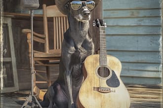 produce a custom tribute song from your pets perspective