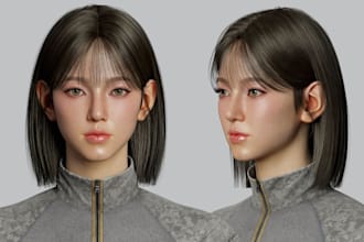 do realistic 3d character model metahuman character game character unreal engine