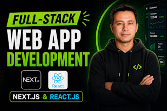 build react nextjs web application with SEO ssr and saas frontend