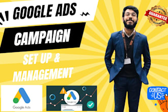 setup and manage your google ads, adwords ppc campaigns, pmax campaigns