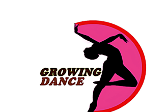 design unique tango rock gymnastic and dance logo