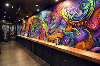 create your name or logo in graffiti art style