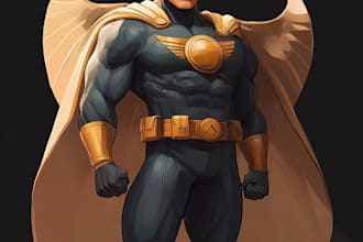 design cartoon character superhero etc from your photos