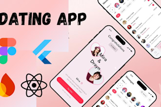 develop dating app like tinder,bumble,hinge onlyfans dating website, livestream