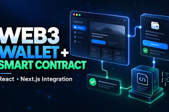 integrate web3 wallets and smart contracts into your react app