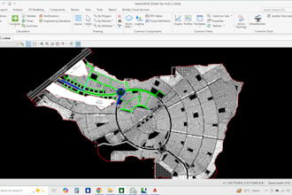 do design work for wet utilities, infrastructure works