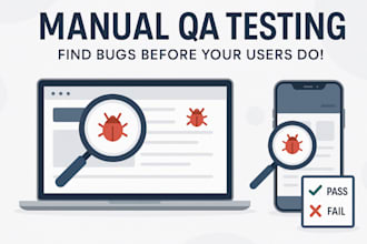 manually test your website for UI UX,functionality,usability,bugs
